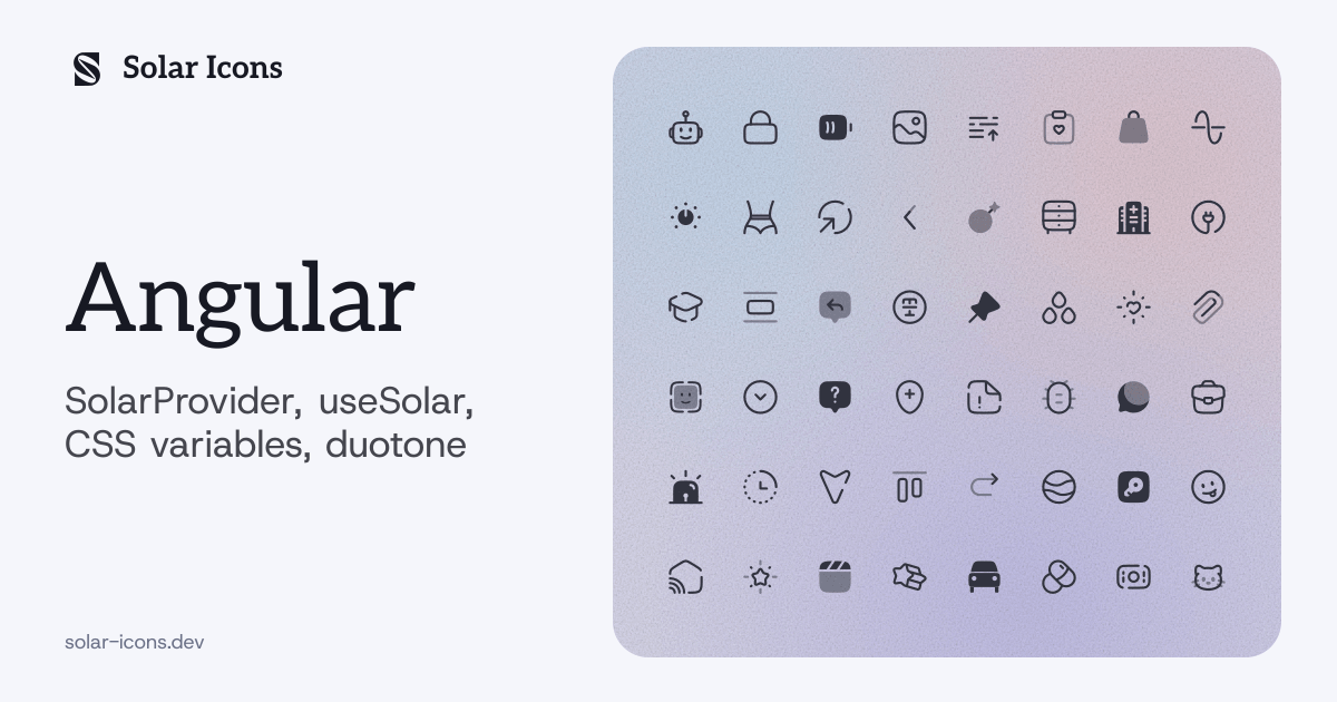 Angular | Solar Icons